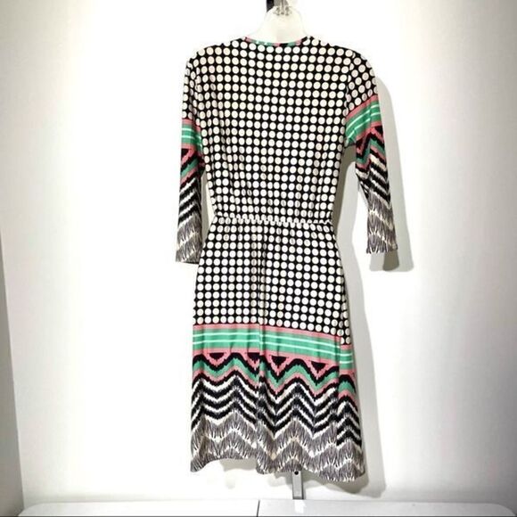 Purple Rain surplice crossover faux wrap dress S - Picture 6 of 12